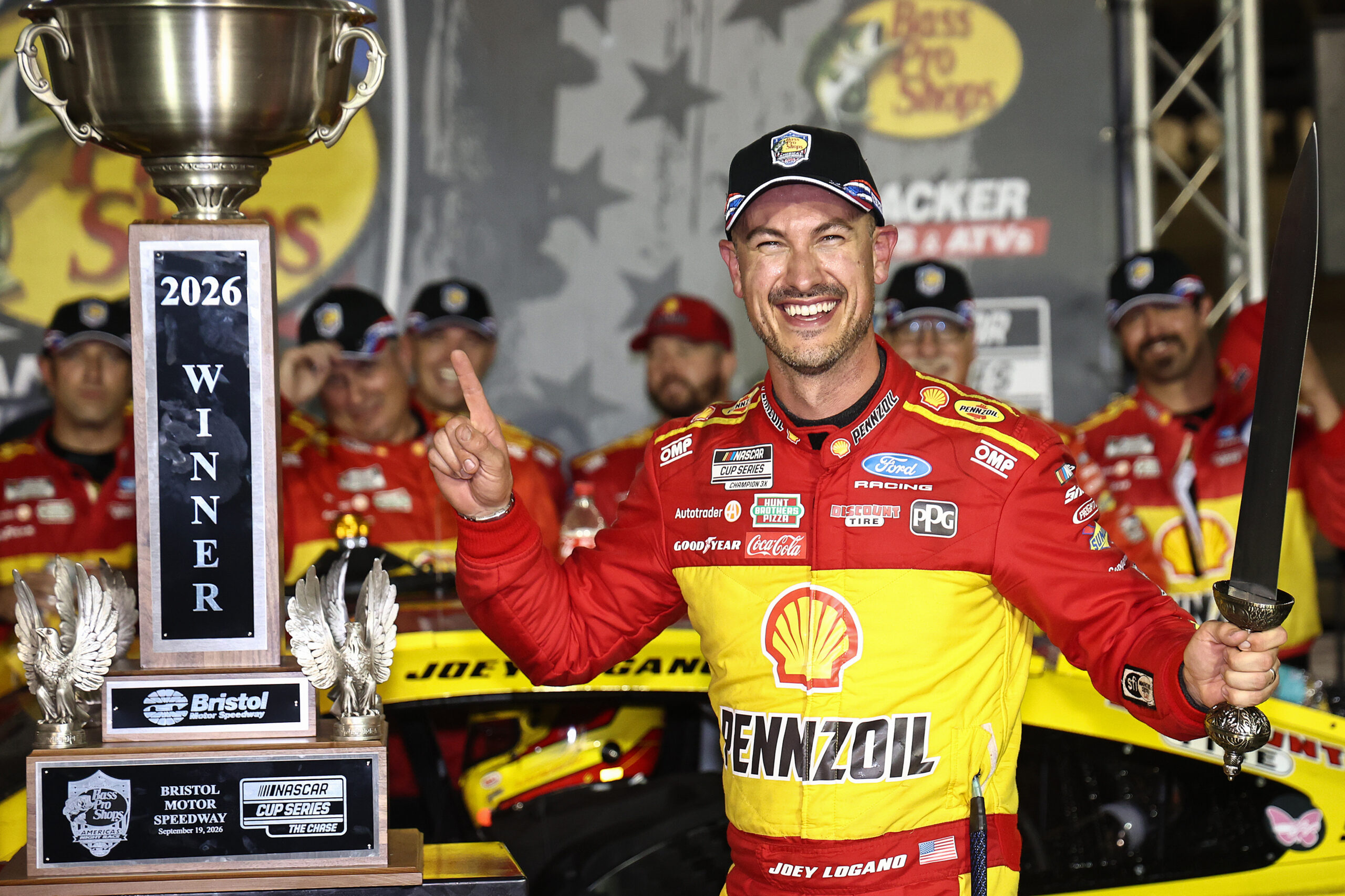 JOEY LOGANO WINS BRISTOL MOTOR SPEEDWAY JOEY LOGANO WINS BRISTOL MOTOR SPEEDWAY