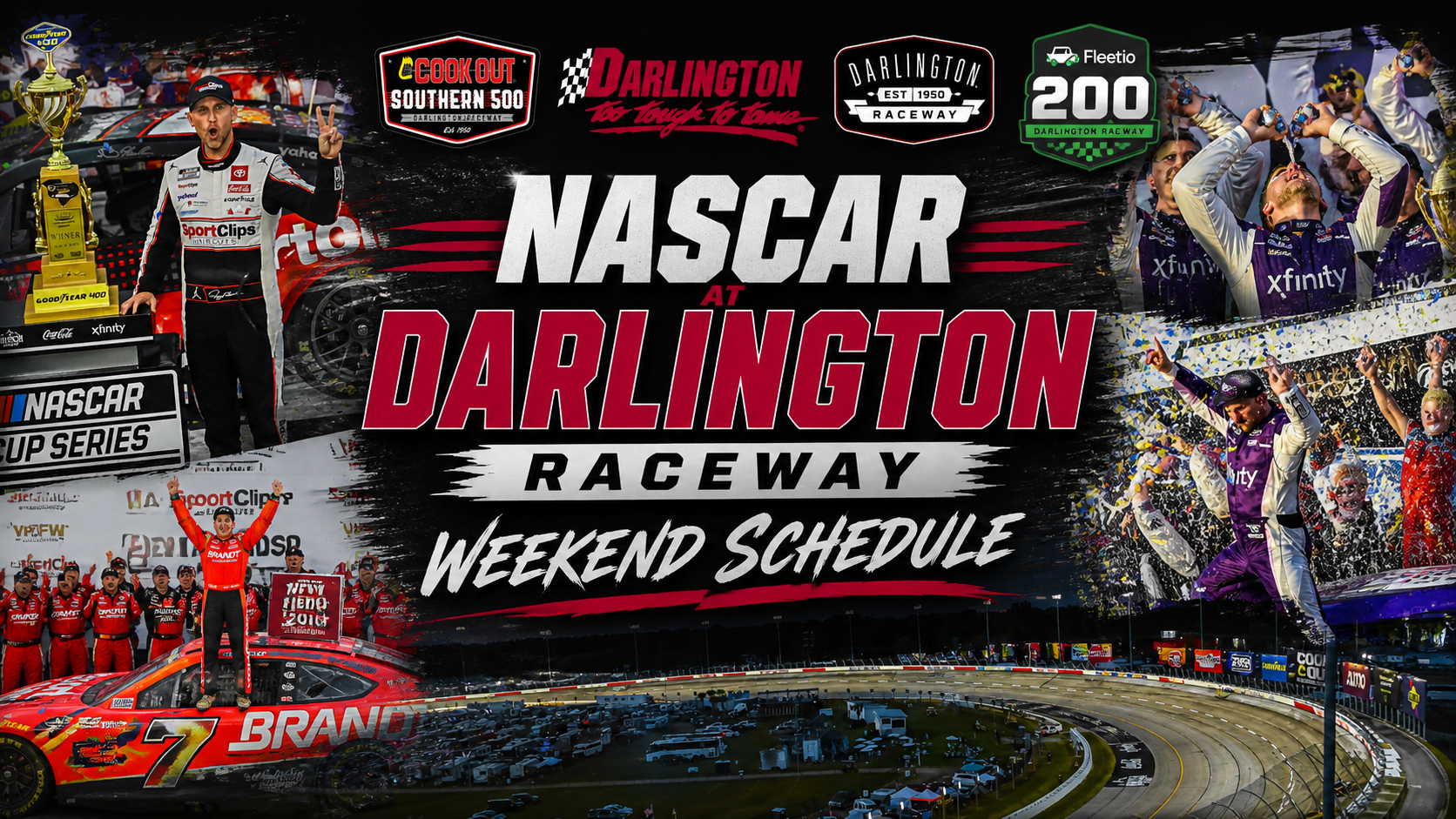 NASCAR at Darlington Raceway Weekend Schedule NASCAR at Darlington Raceway Weekend Schedule