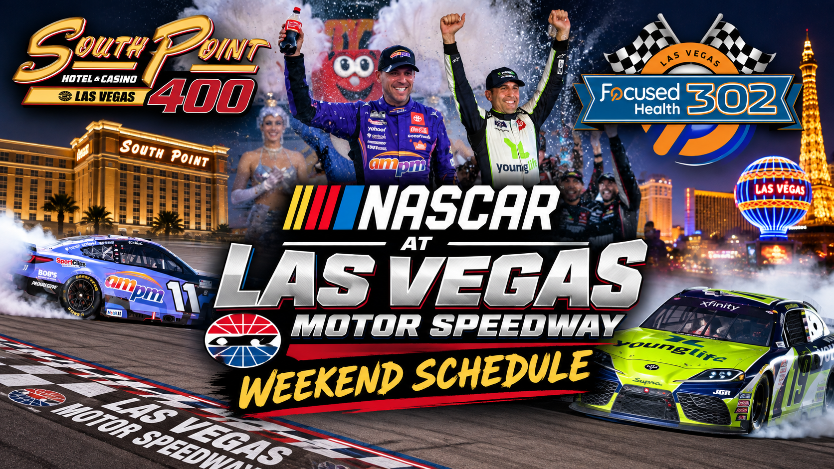 NASCAR at Las Vegas Motor Speedway Weekend Schedule NASCAR at Las Vegas Motor Speedway Weekend Schedule