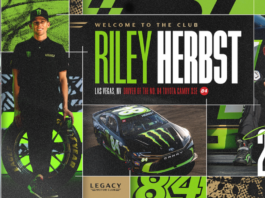 RILEY HERBST JOINS LEGACY MOTOR CLUB AS DRIVER OF THE NO. 84 TOYOTA CAMRY XSE FOR 2027 NASCAR CUP SERIES SEASON