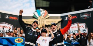 BMW M Team WRT battles for upset IMSA victory at Indianapolis