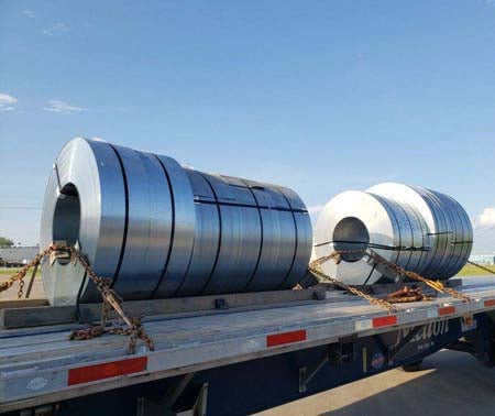 Steel Coil Securement: Edge Protection, Racks, and Chain Counts Steel Coil Securement: Edge Protection, Racks, and Chain Counts