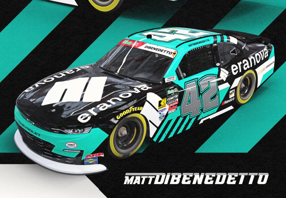 Eranova Joins Matt DiBenedetto, Young’s Motorsports for Charlotte Motor Speedway Eranova Joins Matt DiBenedetto, Young’s Motorsports for Charlotte Motor Speedway