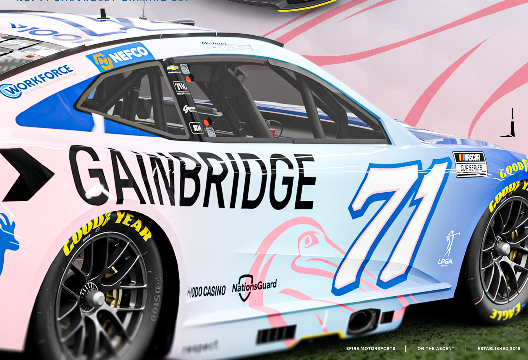 GAINBRIDGE, SPIRE MOTORSPORTS AND THE ANNIKA DRIVEN BY GAINBRIDGE AT PELICAN TEAM UP WITH MICHAEL MCDOWELL FOR THE 2026 NASCAR SEASON FINALE GAINBRIDGE, SPIRE MOTORSPORTS AND THE ANNIKA DRIVEN BY GAINBRIDGE AT PELICAN TEAM UP WITH MICHAEL MCDOWELL FOR THE 2026 NASCAR SEASON FINALE