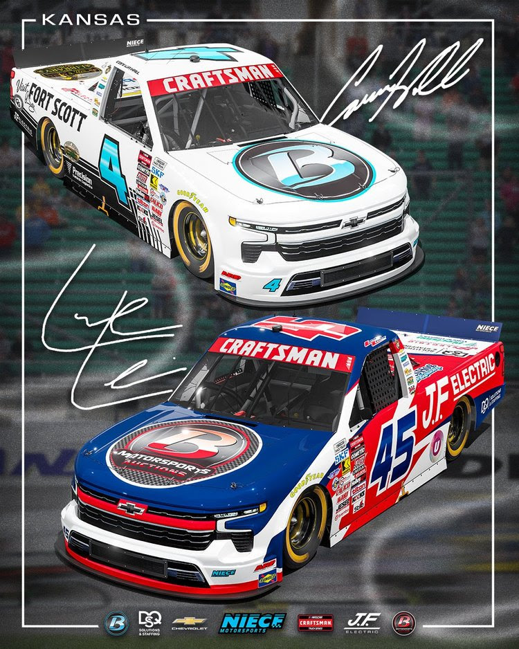 Circle B Diecast Sponsoring Two Niece Motorsports Entries at Kansas Circle B Diecast Sponsoring Two Niece Motorsports Entries at Kansas
