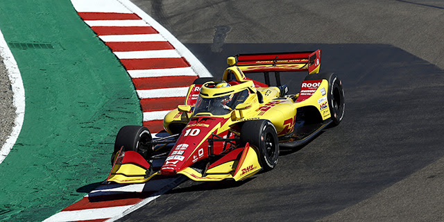 Champ Palou Keeps Foot on Gas To Lead First Laguna Seca Practice Champ Palou Keeps Foot on Gas To Lead First Laguna Seca Practice