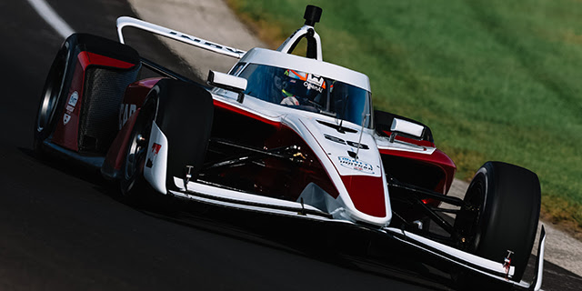 More Smooth Sailing for IR-28 Car in IMS Oval Test With Palou More Smooth Sailing for IR-28 Car in IMS Oval Test With Palou