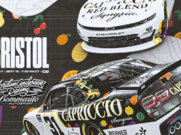 Capriccio Bubbly Sangria Teams with Blaine Perkins, Jordan Anderson Racing for Bristol