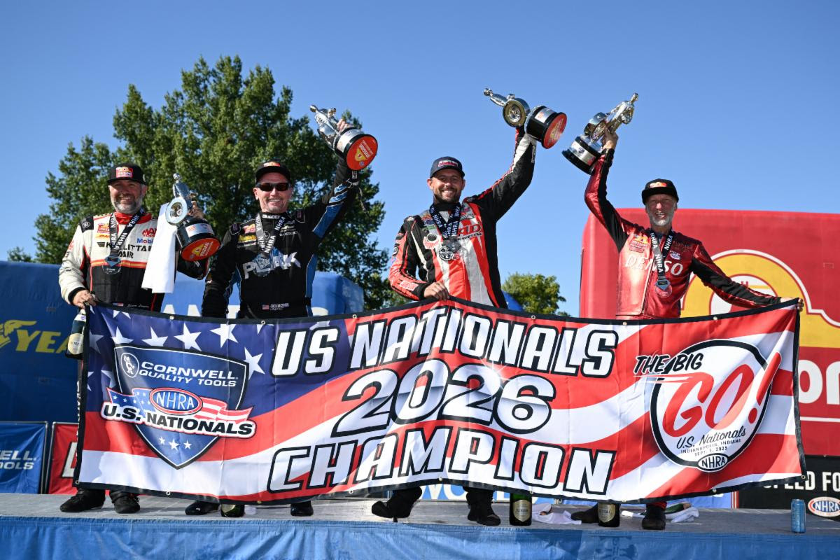LANGDON, BECKMAN, GLENN & M. SMITH GO BIG EN ROUTE TO WINS AT CORNWELL QUALITY TOOLS NHRA U.S. NATIONALS LANGDON, BECKMAN, GLENN & M. SMITH GO BIG EN ROUTE TO WINS AT CORNWELL QUALITY TOOLS NHRA U.S. NATIONALS