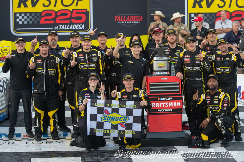 Sammy Smith achieves first Truck career victory at Talladega Sammy Smith achieves first Truck career victory at Talladega