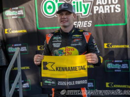Carson Kvapil snatches third O’Reilly career pole at Martinsville