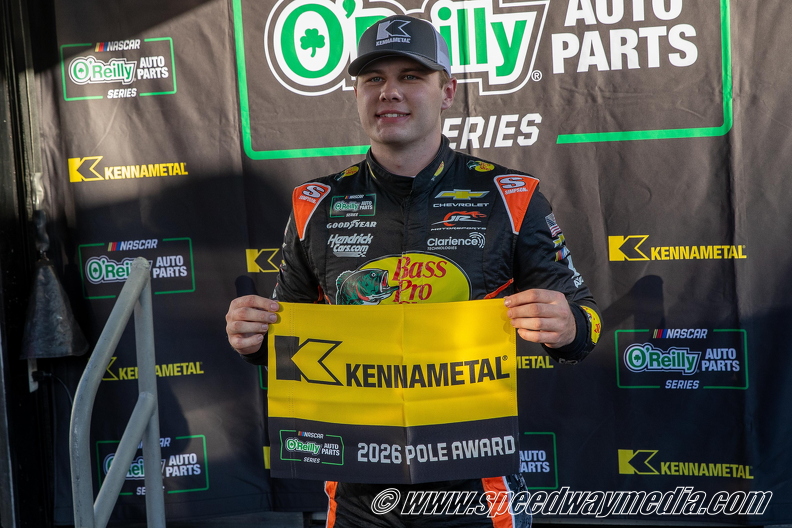Carson Kvapil snatches third O’Reilly career pole at Martinsville Carson Kvapil snatches third O’Reilly career pole at Martinsville