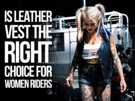 Is Leather Vest the Right Choice for Women Riders?