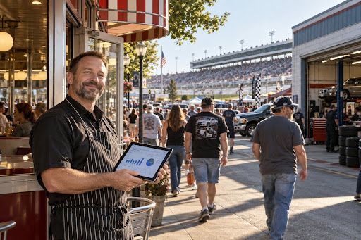 How Local Businesses Near Race Tracks Turn Race Weekends Into Year-Round Customers How Local Businesses Near Race Tracks Turn Race Weekends Into Year-Round Customers