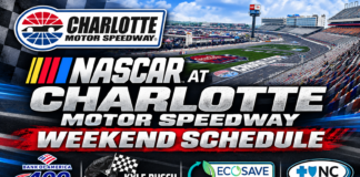 NASCAR at Charlotte Motor Speedway Weekend Schedule