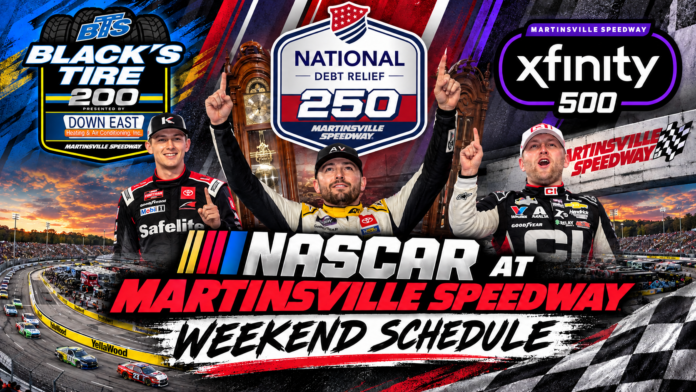 NASCAR at Martinsville Speedway Weekend Schedule