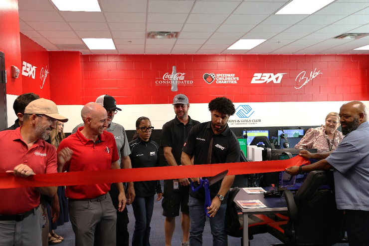 Coca-Cola Consolidated, Speedway Children’s Charities, 23XI Racing Celebrate Room Renovations at Boys & Girls Club of Cabarrus County Coca-Cola Consolidated, Speedway Children’s Charities, 23XI Racing Celebrate Room Renovations at Boys & Girls Club of Cabarrus County