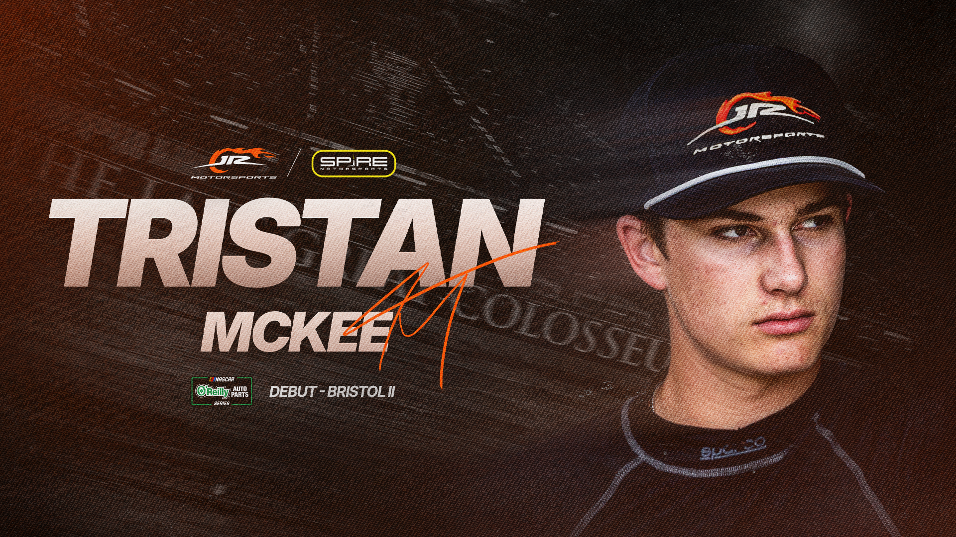 Tristan McKee to Join JR Motorsports Beginning in 2027 Tristan McKee to Join JR Motorsports Beginning in 2027